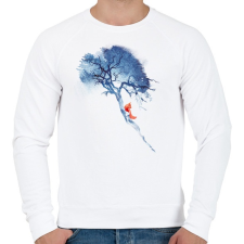 PRINTFASHION There's no way back - Férfi pulóver - Fehér férfi pulóver, kardigán