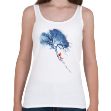 PRINTFASHION There's no way back - Női atléta - Fehér női trikó