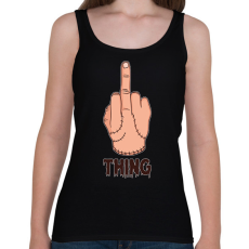 PRINTFASHION Thing - Női atléta - Fekete