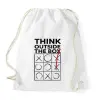 PRINTFASHION Think outside the BOX! - Sportzsák, Tornazsák - Fehér