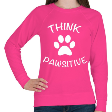 PRINTFASHION Think pawsitive - Női pulóver - Fukszia női pulóver, kardigán