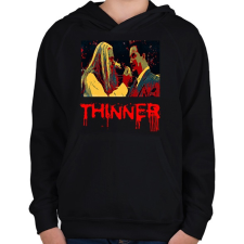 PRINTFASHION THINNER - Gyerek kapucnis pulóver - Fekete gyerek pulóver, kardigán