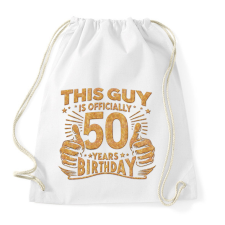 PRINTFASHION This guy - Sportzsák, Tornazsák - Fehér tornazsák