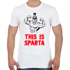 PRINTFASHION This is Sparta 1 - Férfi póló - Fehér férfi póló