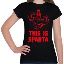 PRINTFASHION This is Sparta 2 - Női póló - Fekete női póló
