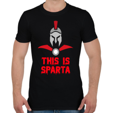 PRINTFASHION This is Sparta 3 - Férfi póló - Fekete