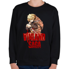 PRINTFASHION Thorfinn - Vinland saga - Gyerek pulóver - Fekete
