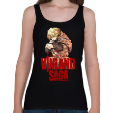 PRINTFASHION Thorfinn - Vinland saga - Női atléta - Fekete