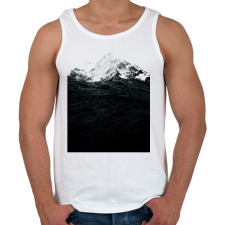 PRINTFASHION Those waves were like mountains - Férfi atléta - Fehér atléta, trikó