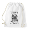 PRINTFASHION Throne of Games - Sportzsák, Tornazsák - Fehér