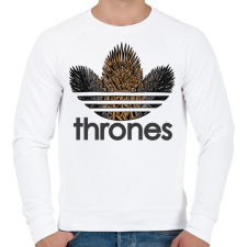 PRINTFASHION Thrones - Férfi pulóver - Fehér férfi pulóver, kardigán