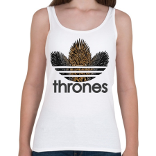 PRINTFASHION Thrones - Női atléta - Fehér női trikó