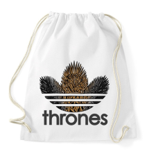 PRINTFASHION Thrones - Sportzsák, Tornazsák - Fehér tornazsák