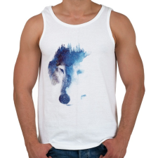 PRINTFASHION Through many storms - Férfi atléta - Fehér atléta, trikó