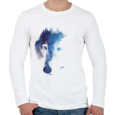 PRINTFASHION Through many storms - Férfi hosszú ujjú póló - Fehér férfi póló