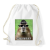 PRINTFASHION Thug Life Capybara - Sportzsák, Tornazsák - Fehér