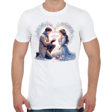 PRINTFASHION Tiéd a szívem! - Férfi póló - Fehér férfi póló