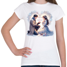 PRINTFASHION Tiéd a szívem! - Női póló - Fehér női póló