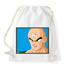 PRINTFASHION Tien Shinhan - Sportzsák, Tornazsák - Fehér tornazsák