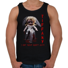 PRINTFASHION tiffany - Férfi atléta - Fekete