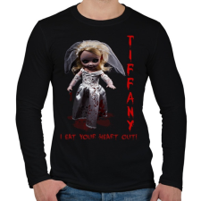 PRINTFASHION tiffany - Férfi hosszú ujjú póló - Fekete férfi póló