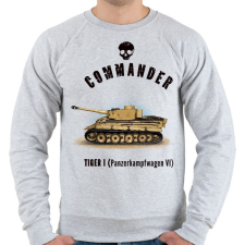 PRINTFASHION tiger1 - Férfi pulóver - Sport szürke férfi pulóver, kardigán