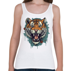 PRINTFASHION Tigris  - Női atléta - Fehér