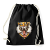 PRINTFASHION Tigris - Sportzsák, Tornazsák - Fekete