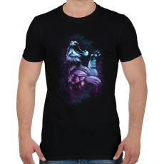 PRINTFASHION Tigriscsapás - Férfi póló - Fekete