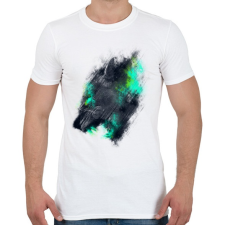 PRINTFASHION Tigriscsavar - Férfi póló - Fehér férfi póló