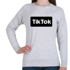 PRINTFASHION Tik Tok BOX - Női pulóver - Sport szürke női pulóver, kardigán