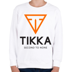 PRINTFASHION Tikka - Second to none - Gyerek pulóver - Fehér