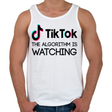 PRINTFASHION tiktok2 - Férfi atléta - Fehér atléta, trikó