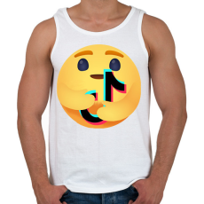 PRINTFASHION Tiktok - Férfi atléta - Fehér