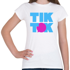 PRINTFASHION TikTok komment - Női póló - Fehér