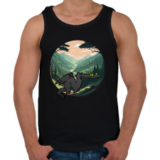 PRINTFASHION tiktok sárkány meme - Férfi atléta - Fekete atléta, trikó