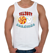 PRINTFASHION Tiltott barátság - Férfi atléta - Fehér atléta, trikó