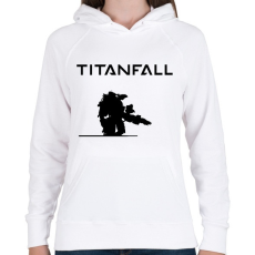 PRINTFASHION Titanfall - Női kapucnis pulóver - Fehér