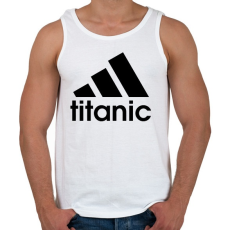 PRINTFASHION Titanic - Férfi atléta - Fehér