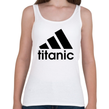 PRINTFASHION Titanic - Női atléta - Fehér női trikó