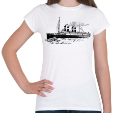 PRINTFASHION Titanic - Női póló - Fehér