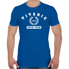 PRINTFASHION titanic-swim-team-white - Férfi póló - Királykék