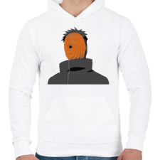 PRINTFASHION Tobi - Férfi kapucnis pulóver - Fehér férfi pulóver, kardigán