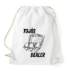 PRINTFASHION Tojás dealer - Sportzsák, Tornazsák - Fehér