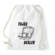 PRINTFASHION Tojás dealer - Sportzsák, Tornazsák - Fehér tornazsák