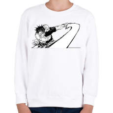 PRINTFASHION Toji Fushiguro - Gyerek pulóver - Fehér