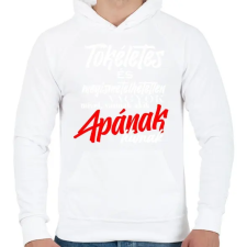 PRINTFASHION tökéletes apa fehér - Férfi kapucnis pulóver - Fehér női pulóver, kardigán