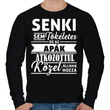 PRINTFASHION Tökéletes APA - Férfi pulóver - Fekete férfi pulóver, kardigán