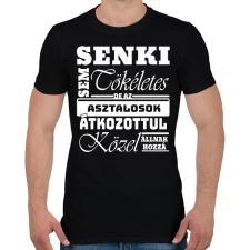 PRINTFASHION Tökéletes asztalos - Férfi póló - Fekete férfi póló