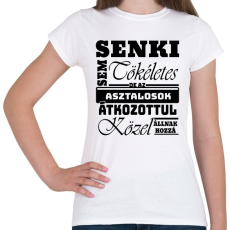 PRINTFASHION tökéletes asztalos - Női póló - Fehér
